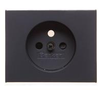 MODULE PLAQUE DE PEINTURE ANTHRACITE MAT POUR PRISES 3965757006