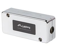 Module PLC-6SL1-S RJ45 argent Cat 6 IDC, mat des deux côtés : ABS LANBERG