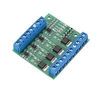 Module PWM MOS FET, Module PWM MOS FET à 4 canaux Module de pilote de carte de circuit d'amplificateur PLC 3-20V à 3.7-27VDC 10A
