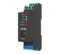Module Rail DIN 2 canaux contact sec WiFi version PRO - Shelly