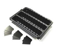 Module rangement à 3 compartiments avec diviseur pour Makpac - MAKITA P-83696