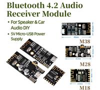 Module récepteur Audio Bluetooth 4.2, 1/5 pièces, MH-M18 MH-M28 MH-M38, 5V, Micro-USB, prise 3.5mm, pour haut-parleur, Audio de voiture, Modification DIY MH-M28