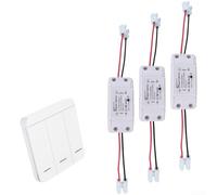 Module Récepteur Compact ABS Pour Éclairage Et Ventilateur(3 * LN3+ 3-way panel)