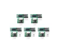 Module Récepteur et Émetteur RF Superhétérodyne 433 MHz Kit D'Antenne Sans Fil à Monter Soi-Même