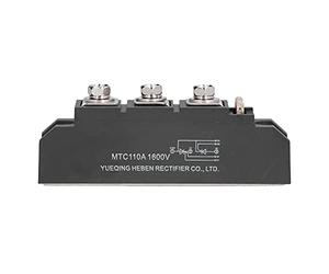 Module redresseur à thyristors 110A 1600V, Pont de Rectification à 3 bornes pour des Performances de contrôle de Circuit Stables, Entretien Facile, Conception échangeable à Chaud