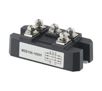 Module redresseur de pont triphasé MDS-100A, 1600 V 100 A, redresseur de diode pleine onde pour moteurs AC/DC, AVR et alimentations à découpage, 5 termes