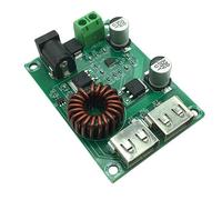 Module Régulateur De Tension 5v, 6a, Mini Carte De Charge Rechargeable, Double Sortie Usb, Xh-M224, Dc9-36v