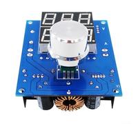 Module régulateur de tension CC avec ampèremètre numérique intégré et voltmètre, inducteur à noyau en cuivre et circuit imprimé en fibre de verre haute densité pour une alimentation stable