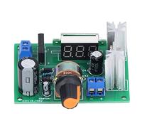 Module régulateur de Tension réglable LM317 - DC AC 0-30 V à 1,25 V - Carte d'alimentation stabilisée 28 V avec Affichage numérique et dissipateur de Chaleur pour équipement
