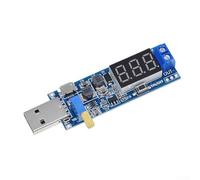 Module régulateur de tension USB réglable 5 V entrée vers 3 sorties 3 V 9 V 12 V 24 V avec affichage numérique marche/arrêt pour projets électroniques