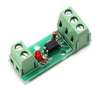 Module Relais, 1 Canal 80 KHz Entrée 12 V sans Processeur de PLC Support de Rail Din Module d'Isolation Optocoupleur Carte Isolée PC817 EL817