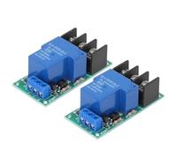 Module Relais 1 Voie 30A 12V, 2 Pièces, Isolation Optocoupleur, Déclencheur Niveau Bas - Haute Capacité De Charge, Protection Inversion Polarité, Contrôle Microcontrôleur