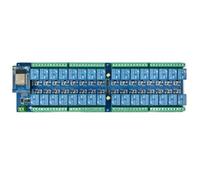Module Relais 32 Canaux ESP32, Carte de Développement ESP32-WROOM, Module Relais Secondaire pour Domotique, 5 V CC/12 V CC/24 V CC. (12V)