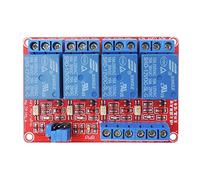 Module relais 4 canaux 12 V avec déclencheur optocoupleur haut bas niveau pour Arduino
