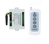 Module relais 433 MHz 300 m AC 220 V 230 V 110 V Télécommande sans fil Interrupteur avec télécommande étanche industrielle