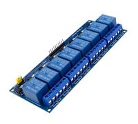 Module relais 8 canaux 5 V/12 V/24 V Carte d'extension avec isolation optocoupleur