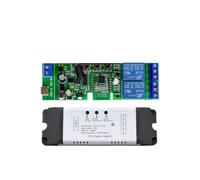 Module relais à contact sec 2 canaux Tuya 12 V 24 V 220 V 230 V for moteur d'éclairage, contrôleur de commutateur intelligent Alexa(AC DC 7-32V)