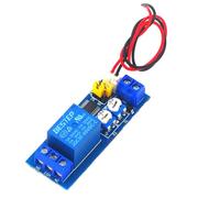 Module Relais à Retard Réglable, Carte Relais à Retard Réglable 5 V CC, 12 V CC, 24 V CC, Retard Réglable de 0 à 100 Secondes/Minutes, Commande par Minuterie, Interrupteur à Boucle ON-OFF (12V)