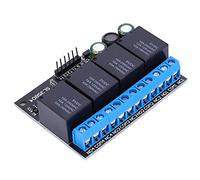 Module Relais Bistable 4 Canaux DC 6-24V Autobloquant Faible Impulsion pour Automatisation Industrielle Projets DIY