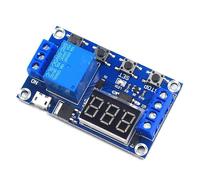 Module relais de minuterie DC 6-30 V, USB/type C réglable avec fonction de cycle de synchronisation réglable pour améliorer le système