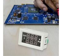 Module relais de retard à double affichage numérique 12 V avec synchronisation réglable de 0 à 999 secondes/min/heure Capacité de charge 20 A 18 modes de fonctionnement Cycle de boucle infinie pour