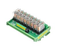 Module relais G2R1, BMZ-K1 DC 24 V 16 A, 8 canaux, module de relais d'isolation de signal PLC, amovible, rail DIN 35 mm