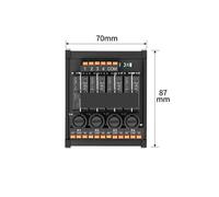 Module relais intermédiaire RT-GL, carte d'amplificateur de sortie avec isolation, remplacement enfichable, polarité de courant continu(RT-GL04EM-F 16A)