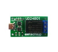 Module relais pour automate programmable Carte relais USB TYPE-C DC 5V 12V, 1 canal, RS232(TTL), PC UART, Port série, Module de relais de commutation avec indicateur d'alimentation(5V USB Relay)