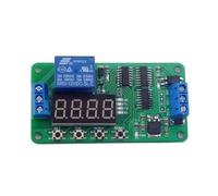 Module relais pour automate programmable CE030 DC 5-24 V ON/OFF Cycle de déclenchement retardateur multifonction minuterie relais Module Simple carte PCL(5V Version)