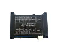 Module relais pour automate programmable Module de relais à 8 canaux DC 12V, commutateur réseau Modbus MQTT UDP Web HTTP RS485, minuterie RS48/Interface réseau(With Case)