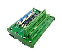 Module relais pour automate programmable Module d'interface à montage sur Rail DIN DB37, bornier mâle/femelle, carte de dérivation, D-SUB