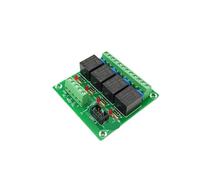 Module relais pour automate programmable Module d'interface de relais de puissance à 4 canaux, Type NPN 48V 15A HF JQC-3FF-48V-1ZS