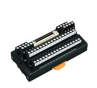 Module relais pour automate programmable Module d'interface femelle Mini D Rib/MDR 50 broches 0,05" à montage sur rail DIN, carte de dérivation SCSI50(HL-SCSI-50P(CN)-PDM)