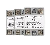 Module relais statique 3-32 V SSR-10 VA SSR-25 VA SSR-40 VA 10 A 25 A 40 A Sortie 24-380 V CA(SSR-10VA)