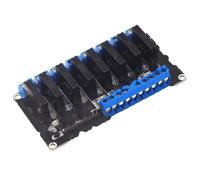 Module relais statique à 8 canaux 24 V Déclencheur bas niveau DC-AC 250 V 2 A Sortie avec fusible résistif