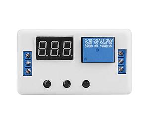 Module Relais Temporisé à Affichage LED 12V pour Contrôle d'Automatisme et Minuterie Réglable dans les Systèmes Industriels
