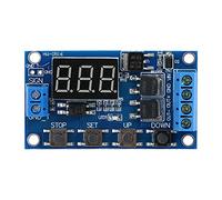Module Relais Temporisé DC 5V-36V, Interrupteur à Minuterie Cyclique avec Double MOS et Affichage LED pour Moteurs, Lampes, Bandes LED