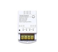 Module Relais Wifi 30A 85-250V 220V Interrupteur Intelligent 20A Contrôleur RF SmartLife Tuya Télécommande Alexa Google Home Automation(AC 85-250V)