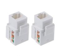 Module réseau CAT6, 2 pièces, Module d'information, prise de connecteur RJ45, adaptateur, prise Keystone