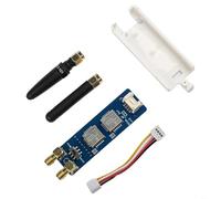 Module RF 2 en 1 CC1101 & NRF24 pour M5Stack StickC PLUS2, pour extension IoT ESP32 avec subGHz, commutateur physique, compatible avec micrologiciel Bruce, antennes et câble Grove (avec shell)