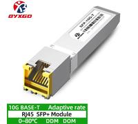Module RJ45 SFP, fréquence adaptative, Plug and play, 10GBASE-T SFP + pour Cisco/Ubiquiti/Dell, SFP en cuivre 1G/10G pour commutateur/routeur/ serveur 1G industrial-grade