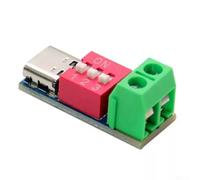 Module sélecteur de tension basé sur commutateur DIP pour USB-C PD 3.0 2.0 charge rapide avec sortie réglable de 5 V ~ 20 V et capacité de 100 W (vert)