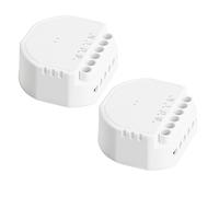 Module Smart Switch WiFi, Compatible avec lavocale, Fonctionnalité de télécommande, 2 UNITÉS Avec HomeKit