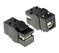 Module Snap-In USB 2.0, USB 2.0 A femelle / femelle, boîtier blanc G