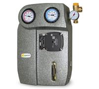 Module solaire à deux voies 3/4" M, débitmètre 2-12 l/min, pompe UPM3 hybride et désaérateur