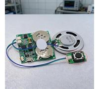 Module sonore avec capteur de e lumière et magnétique, temps d'enregistrement de 16 min, téléchargement MP3 pour cartes de vœux, modélisme ferroviaire et costumes, vert (A)