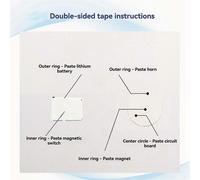 Module sonore enregistrable GC06, carte de v?ux, carte d'anniversaire, de Noël, couverture musicale, mur MP3 D