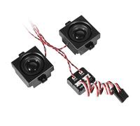 Module sonore intelligent pour voiture télécommandée à fréquence variable Réponse rapide 3,6 V-8 V 5 W Puissance de sortie Sons réalistes pour véhicules Accélérateur Haut-parleur Camion Véhicule de