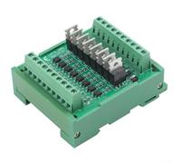Module Sortie pour plc 8 Voies Isolée Opto 5A Module Sortie pour | 8 sorties NPN, 5A max par canal, tension 12/24VDC, compatible pour automate, contrôle direct