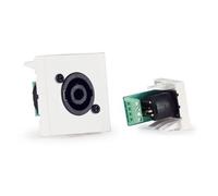Module Speakon Femelle pour boîtes Fonestar, avec panneau de connexion, bornes à vis, idéal pour les salles de conférence.
